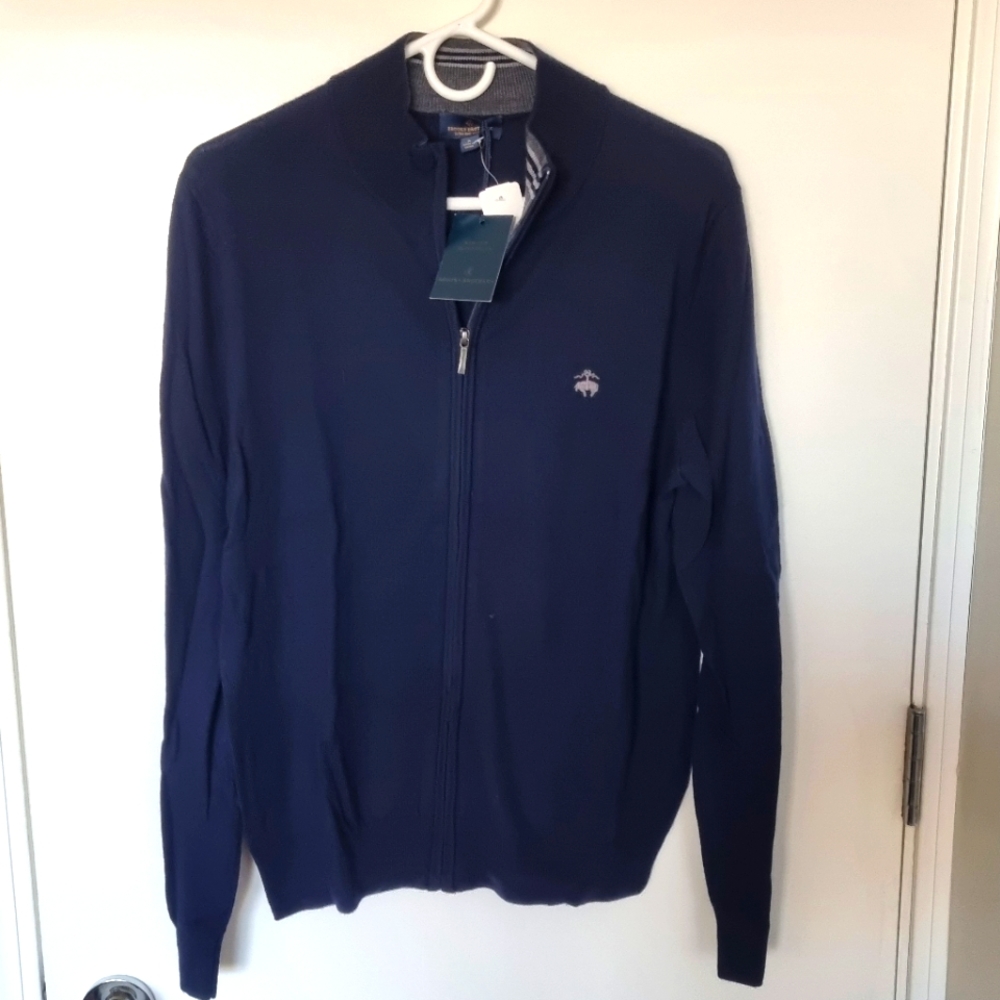 Brooks Brothers zip up sweater